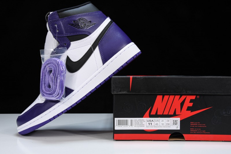 Jordan 1 Retro High Court Purple White