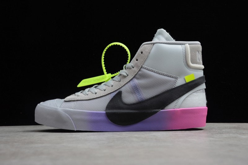 Nike Blazer Mid Off-White Wolf Grey Serena