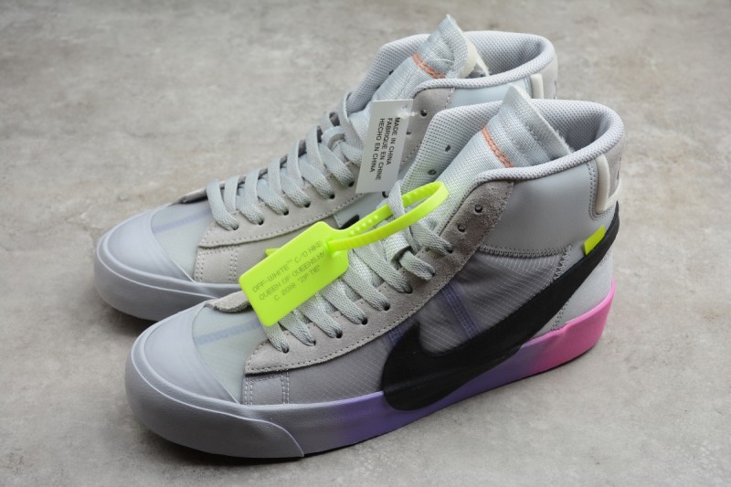 Nike Blazer Mid Off-White Wolf Grey Serena