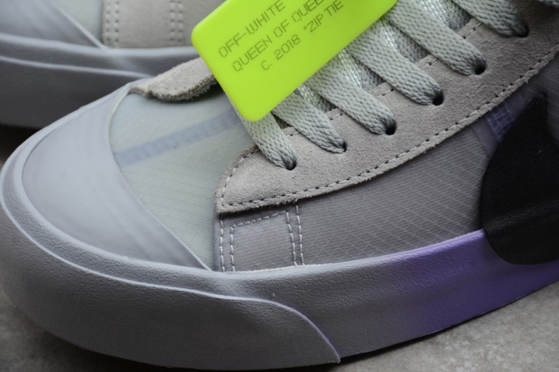 Nike Blazer Mid Off-White Wolf Grey Serena