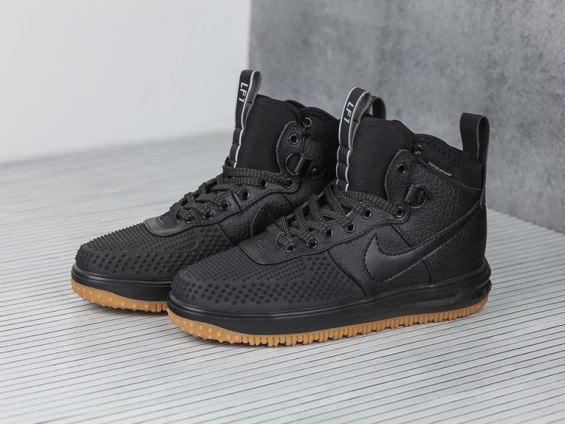 Nike Lunar Force 1 Duckboot in “Black/Gum”