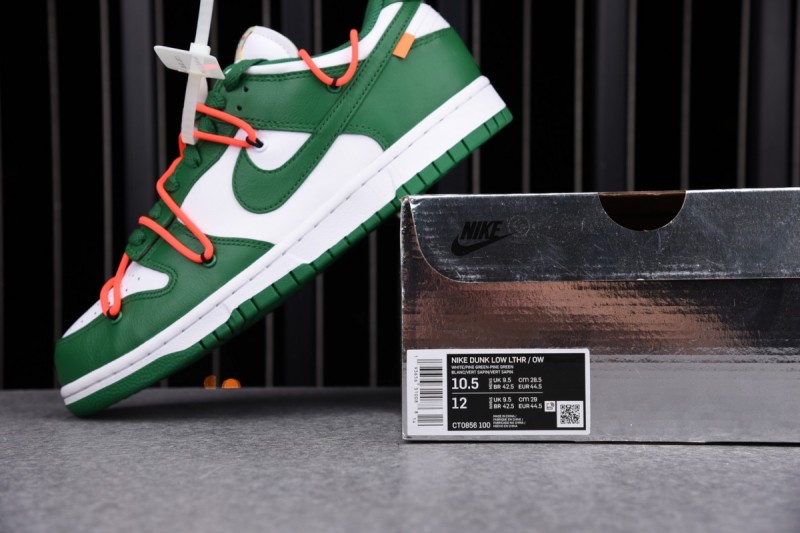 Nike Dunk Low Off-White Pine Green