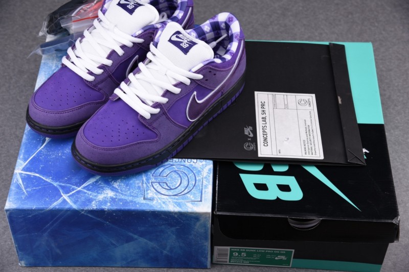 Nike SB Dunk Low Concepts Purple Lobster