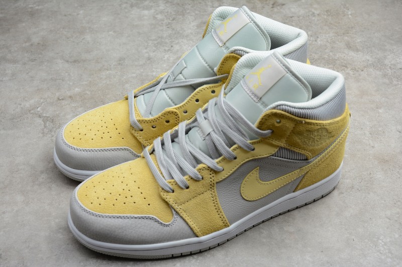 Jordan 1 Mid Mixed Textures Yellow