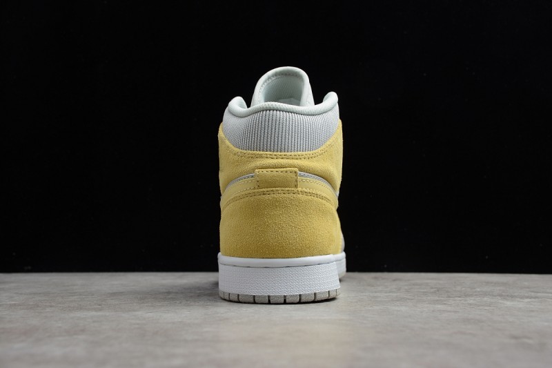 Jordan 1 Mid Mixed Textures Yellow