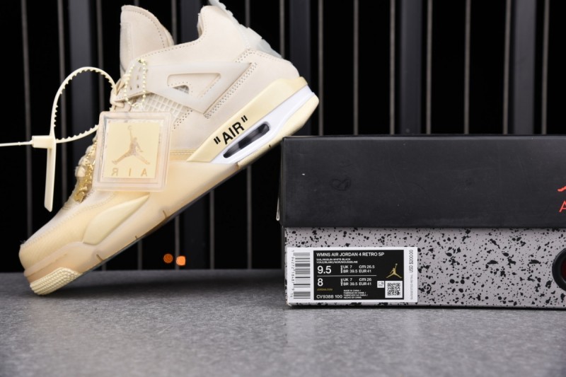 Air Jordan 4 x Off-White ‘Sail’