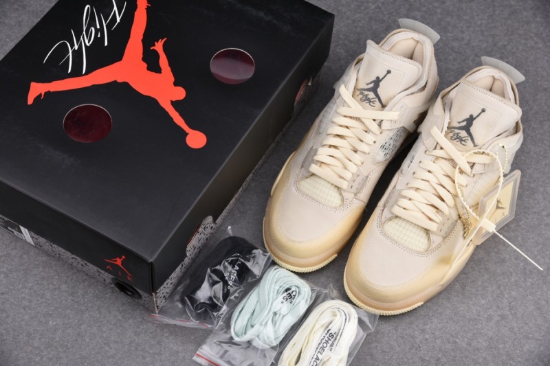 Air Jordan 4 x Off-White ‘Sail’