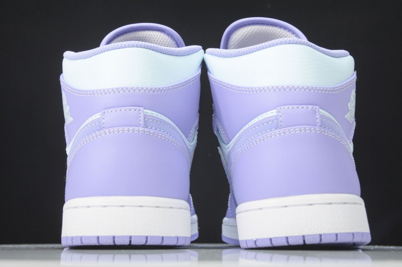 Jordan 1 Mid Purple Aqua