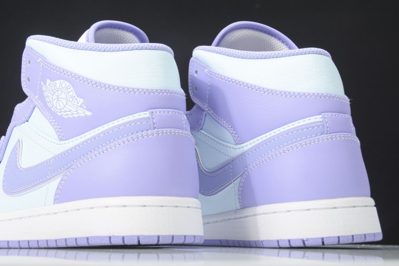 Jordan 1 Mid Purple Aqua