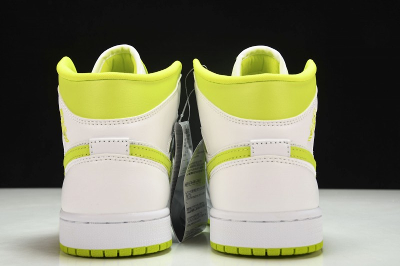 Jordan 1 Mid White Lime