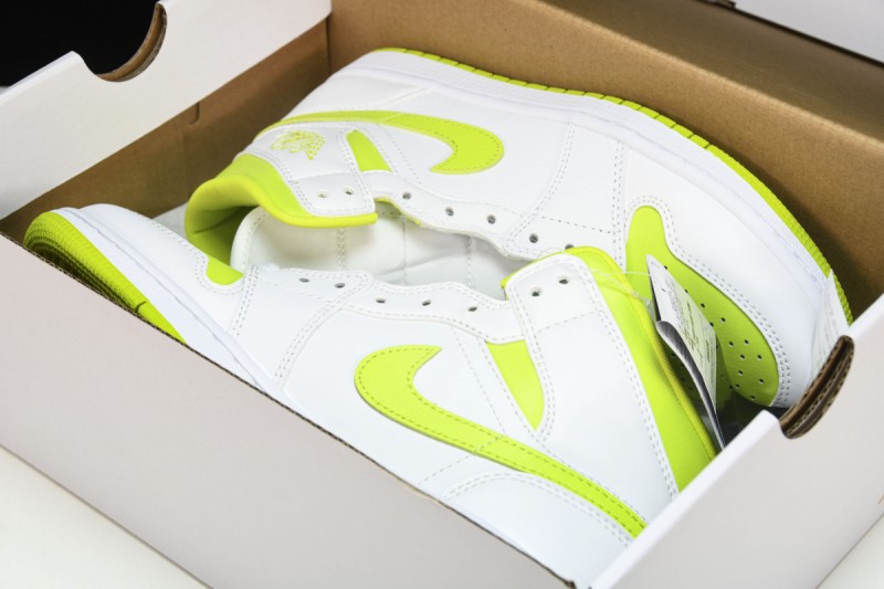 Jordan 1 Mid White Lime