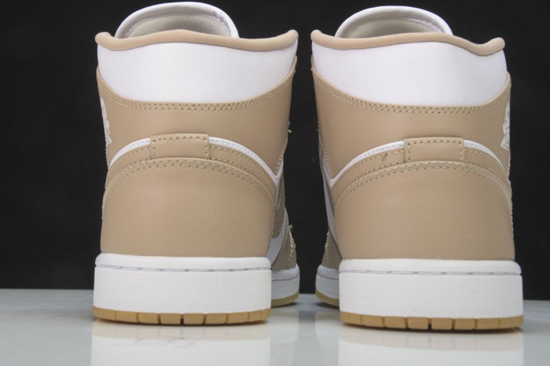 Jordan 1 Mid Tan Gum