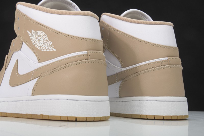 Jordan 1 Mid Tan Gum