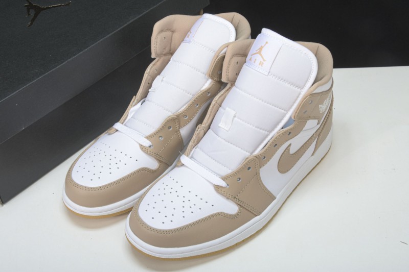 Jordan 1 Mid Tan Gum