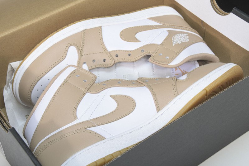 Jordan 1 Mid Tan Gum