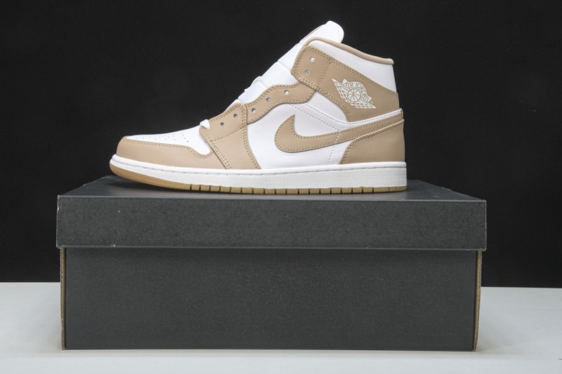 Jordan 1 Mid Tan Gum