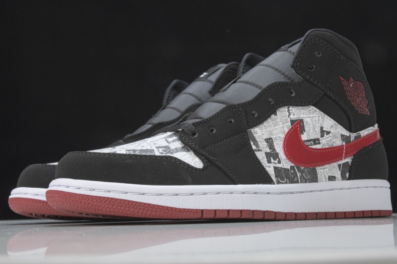 Jordan 1 Mid Newspaper Air Times