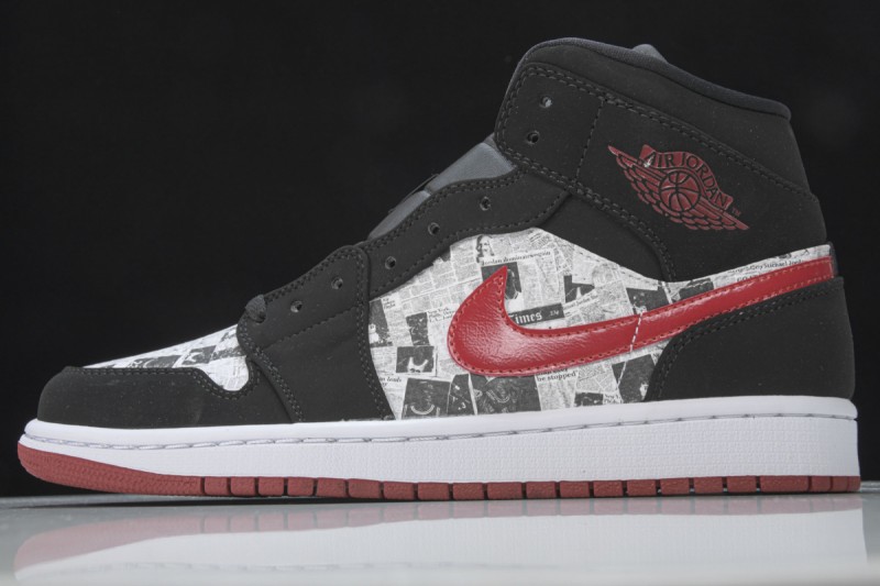 Jordan 1 Mid Newspaper Air Times