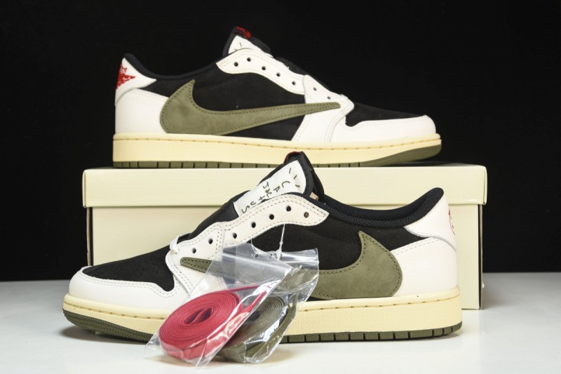 Jordan 1 Retro Low OG SP Travis Scott Olive