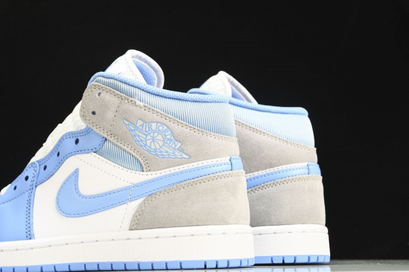 Jordan 1 Mid University Blue Grey