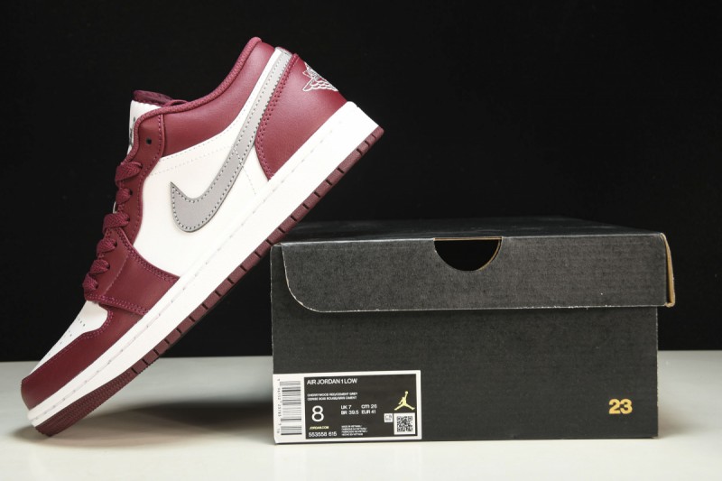 Jordan 1 Low Bordeaux