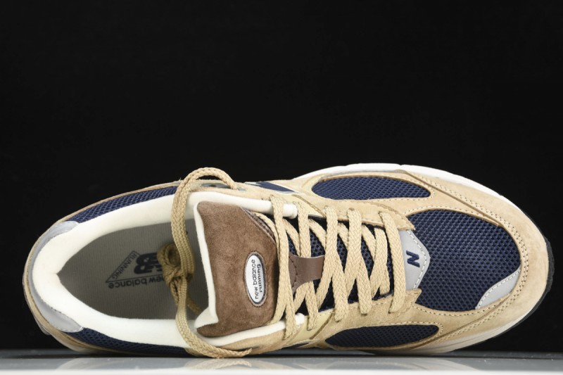 New Balance 2002R Beige Navy Blue