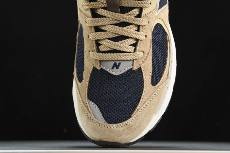 New Balance 2002R Beige Navy Blue