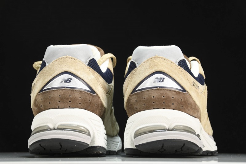 New Balance 2002R Beige Navy Blue