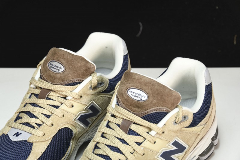 New Balance 2002R Beige Navy Blue