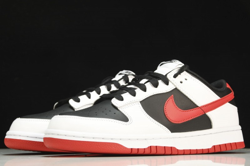 Nike Dunk Low Retro White Black University Red