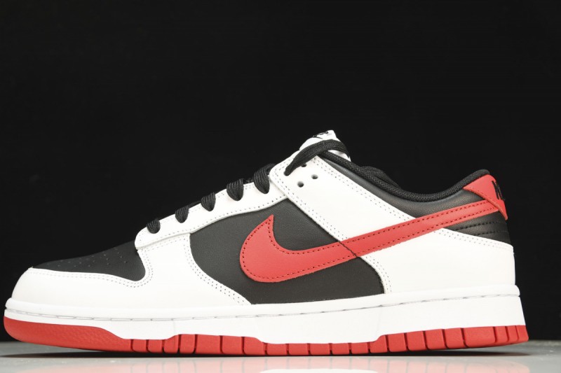 Nike Dunk Low Retro White Black University Red