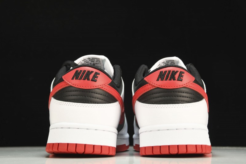 Nike Dunk Low Retro White Black University Red