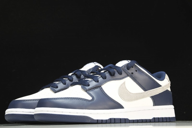 Nike Dunk Low Summit White Midnight Navy