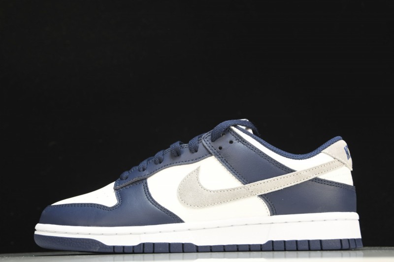 Nike Dunk Low Summit White Midnight Navy