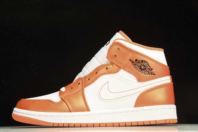 Jordan 1 Mid Metallic Orange