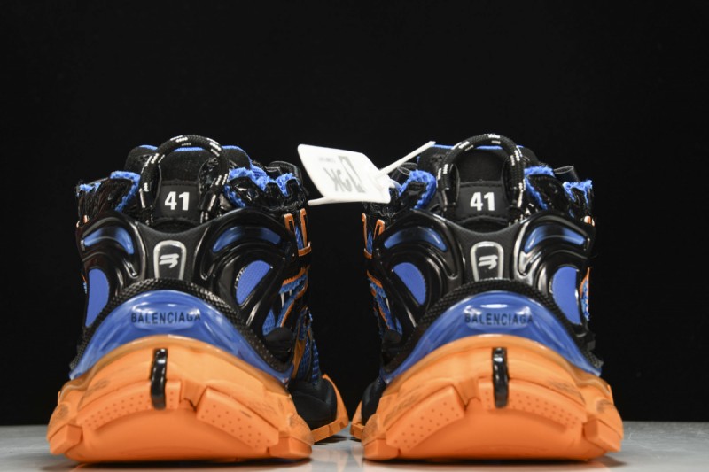 Balenciaga Runner Sneaker Blue Orange