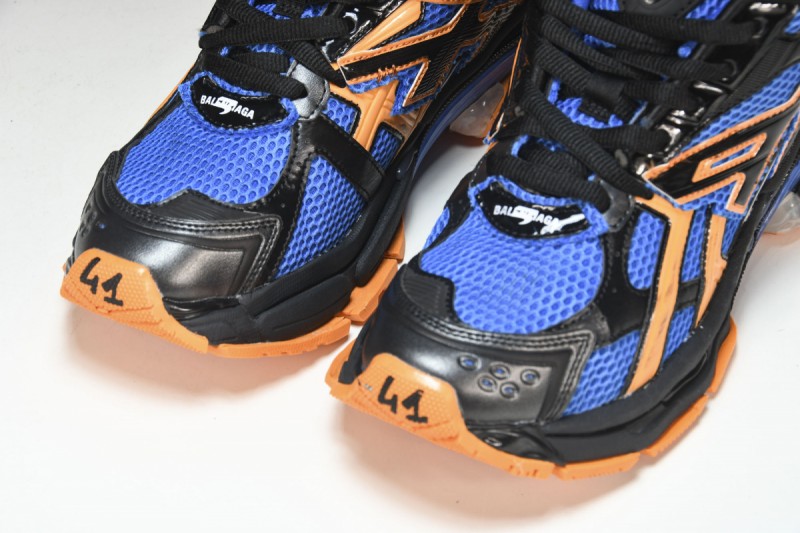 Balenciaga Runner Sneaker Blue Orange