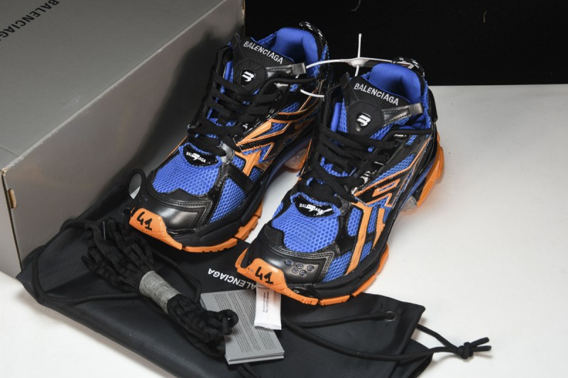 Balenciaga Runner Sneaker Blue Orange