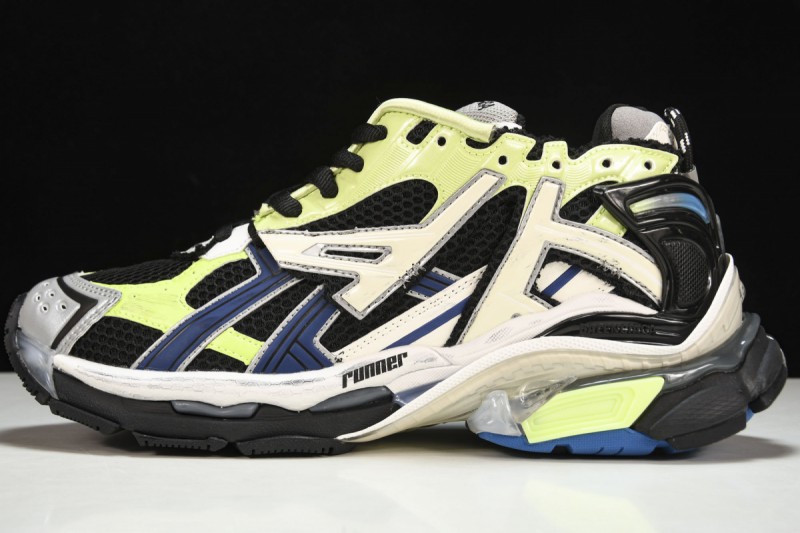 Balenciaga Runner Sneaker Black/Blue/Green