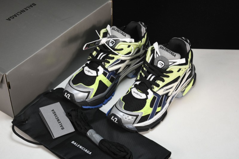 Balenciaga Runner Sneaker Black/Blue/Green