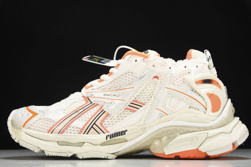 Balenciaga Runner Sneaker White/Orange