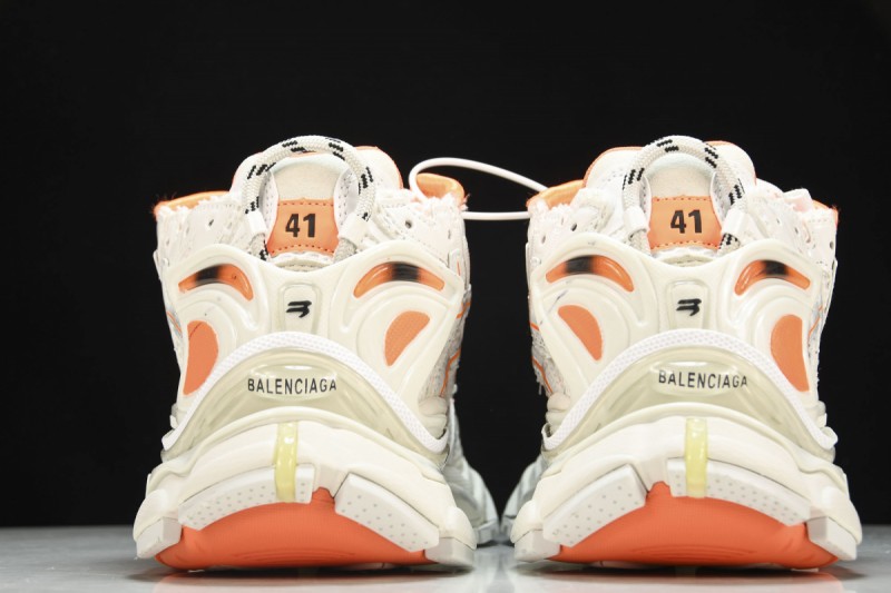 Balenciaga Runner Sneaker White/Orange