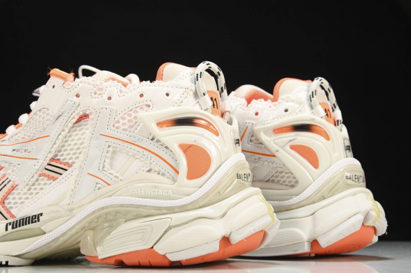 Balenciaga Runner Sneaker White/Orange