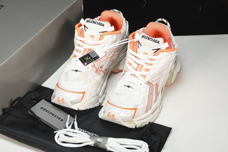 Balenciaga Runner Sneaker White/Orange