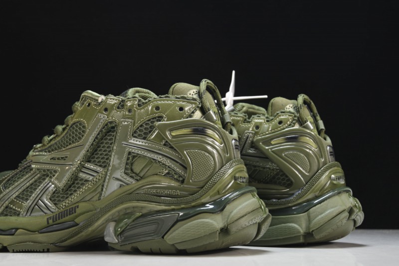 Balenciaga Runner Sneakers Green