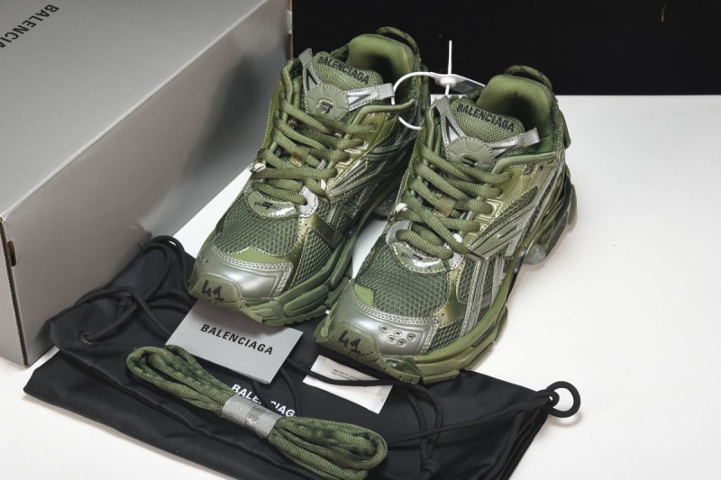 Balenciaga Runner Sneakers Green