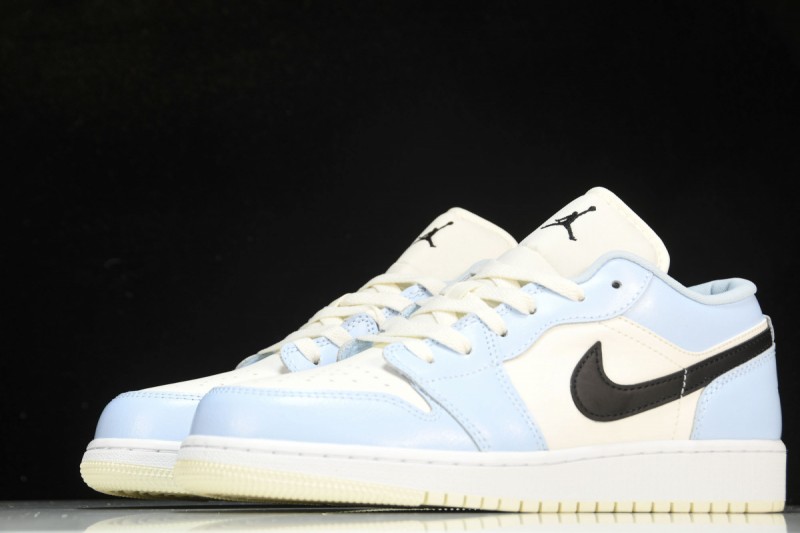 Jordan 1 Low Ice Blue Black