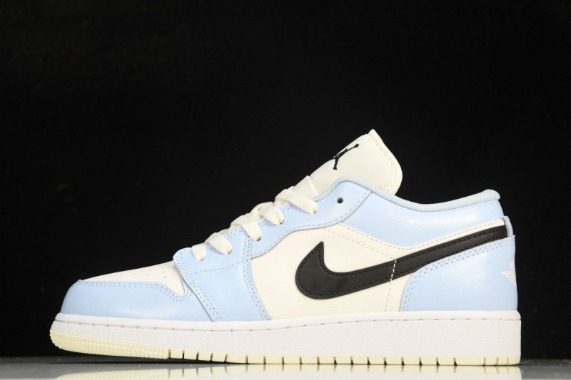 Jordan 1 Low Ice Blue Black