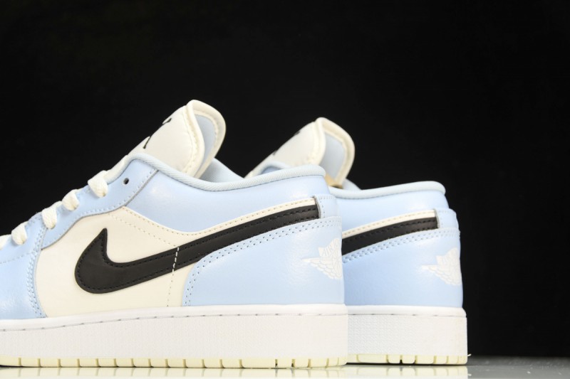 Jordan 1 Low Ice Blue Black