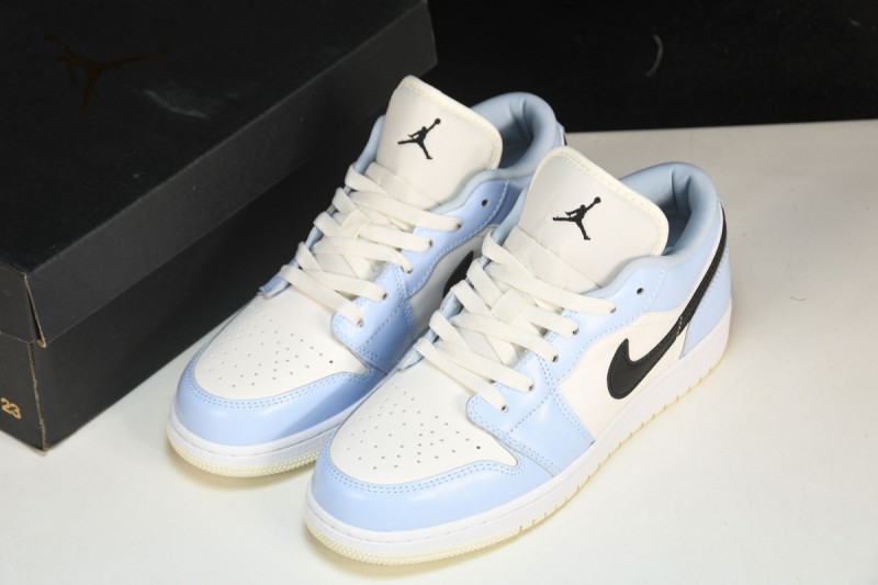 Jordan 1 Low Ice Blue Black